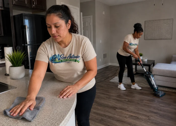 san-antonio-apartment-condo-cleaning-team Professional apartment and condo cleaning team working in San Antonio